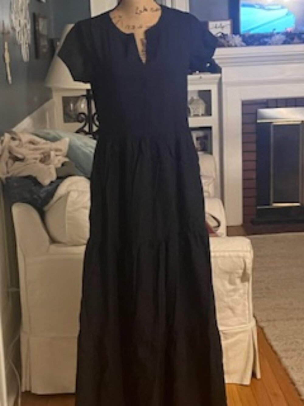 Pact Maxi Cotton Dress